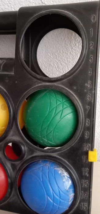 Jogo "Petanca", bolas não metalicas
