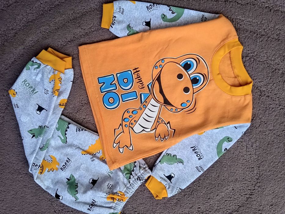 Теплі піжами для хлопчиків, тепла піжама 92, 98, 104, 110, 116, 122.