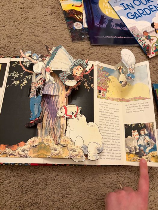 Унікальна 3Д книга Джонні Груел Пригоди Ганчір"яної Енні НОВА
