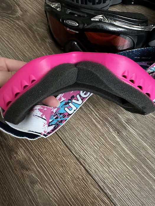 Лижна маска, сноубордична Uvex GreyPink ski,Alpina Bonfire Quattroflex