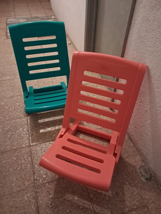 Cadeira de praia, piscina ou jardim leve e fácil de transportar