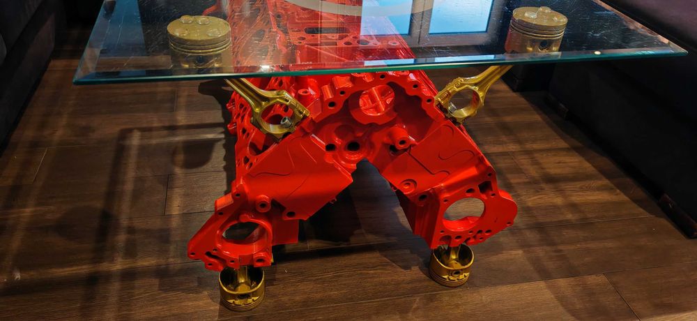 Stolik ława z silnika V20 V8