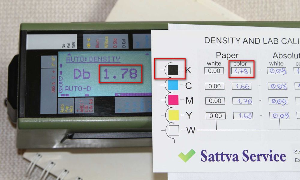 GRETAG SPM50 | ΔE, Lab, CMYK, Pantone | Спектрофотометр | Денситометр