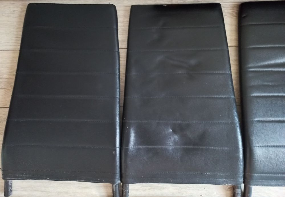 Krzesła czarne 4 sztuki