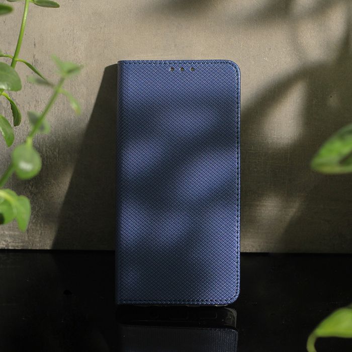 Etui Smart Magnet do Xiaomi Redmi 14C 4G/ 14C 5G / Redmi A4 / POCO C75 granatowe