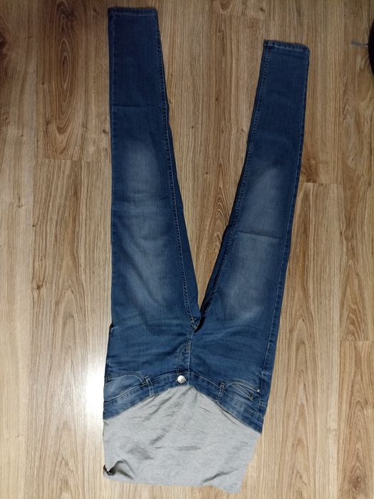 Leginsy jeansy ciążowe