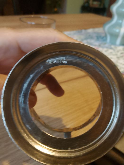 Koszyczki   uchwyty do szklanek ZSRR sygnowane