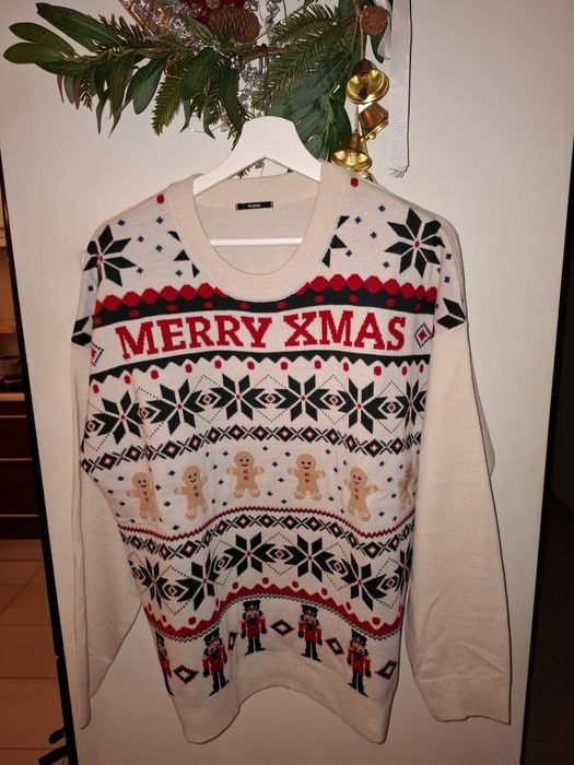 Sprzedam nowy świąteczny sweter męski r. L