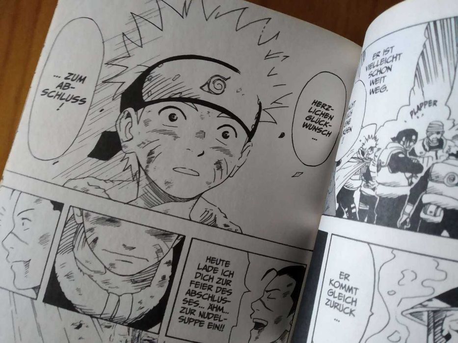 (PORTES GRÁTIS) Naruto: Volume 1 [Manga em Alemão]