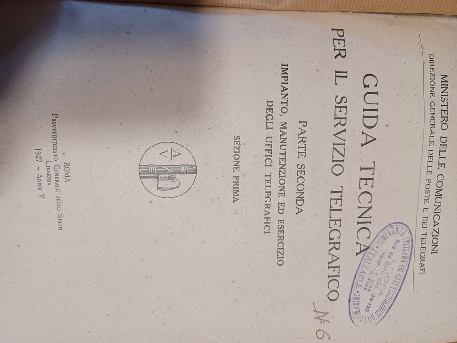 Exemplares raros de Guia tecnico de telégrafo