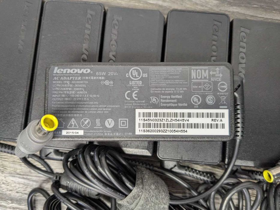 Блок живлення LENOVO 7.9х5.5mm 20V 65W 90W зарядка ОРИГІНАЛ