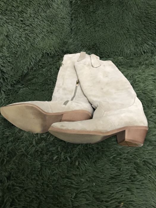 Казаки чоботи зимові світлобежеві