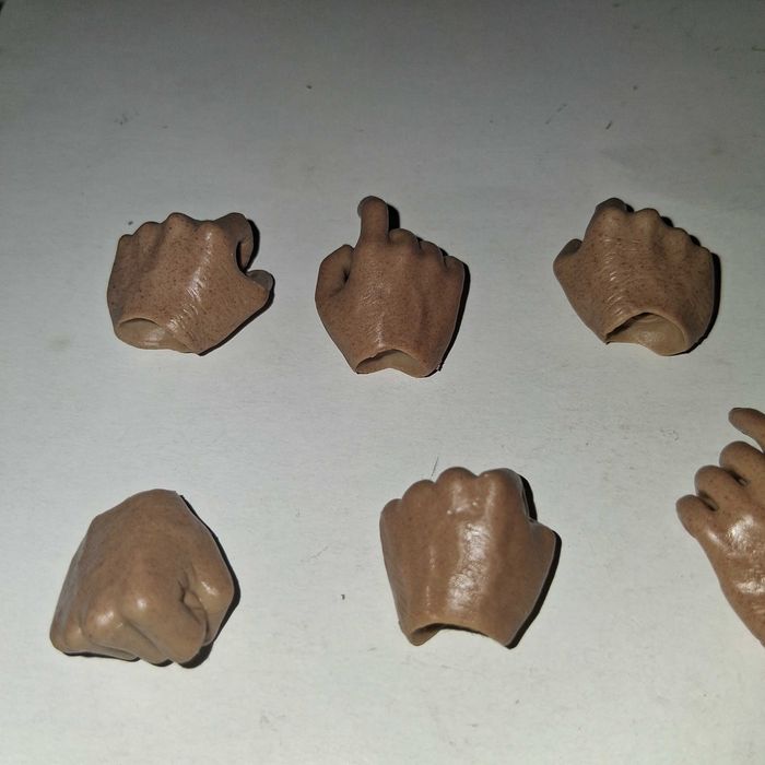Conjunto maos  para figuras