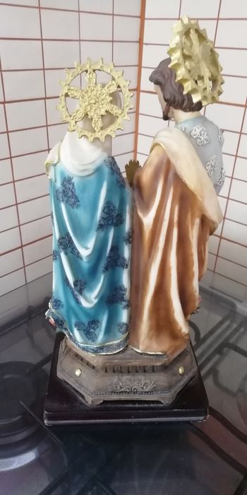 Sagrada familia pintada a mão