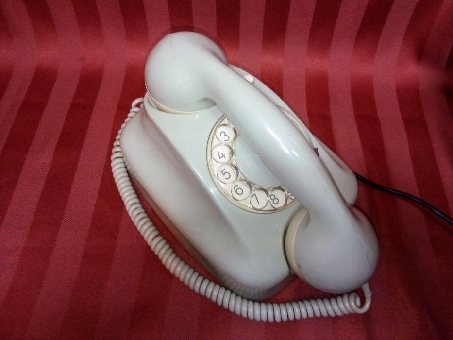 Stary polski ,bakielitowy,stacjonarny  telefon RWT i Siemens