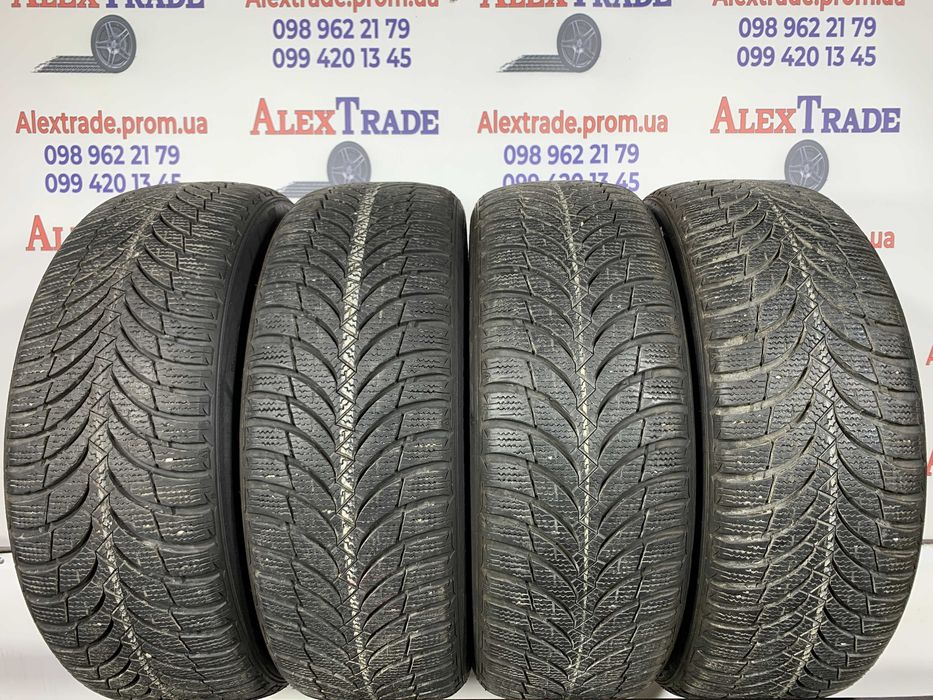 4 шт. 195/55 R16 Nexen Winguard Snow'G WH2 зимові шини б/у, протектор 7 мм