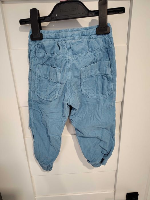 Ocieplane spodnie sztruksowe dla chłopca