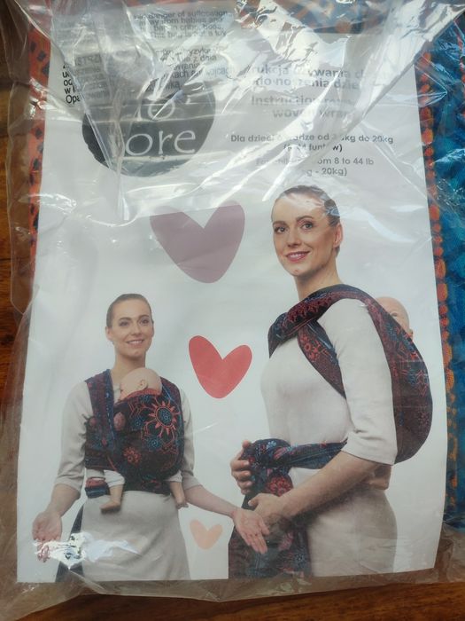 Chusta Wiązana tkana pio fore, piękna