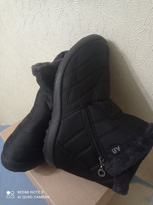 Женские зимние полусапожки, размер 42
