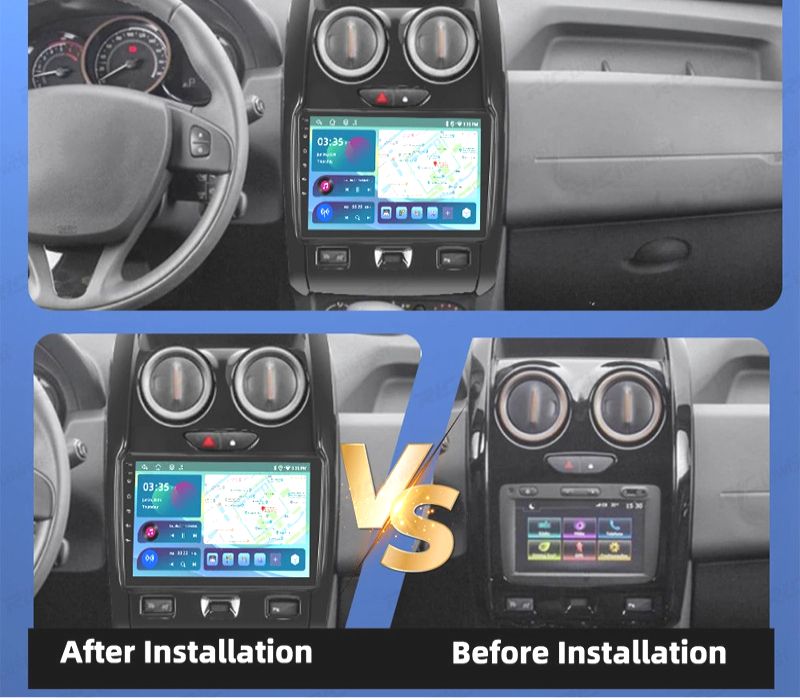 RÁDIO GPS ANDROID 13 DACIA DUSTER 10-17