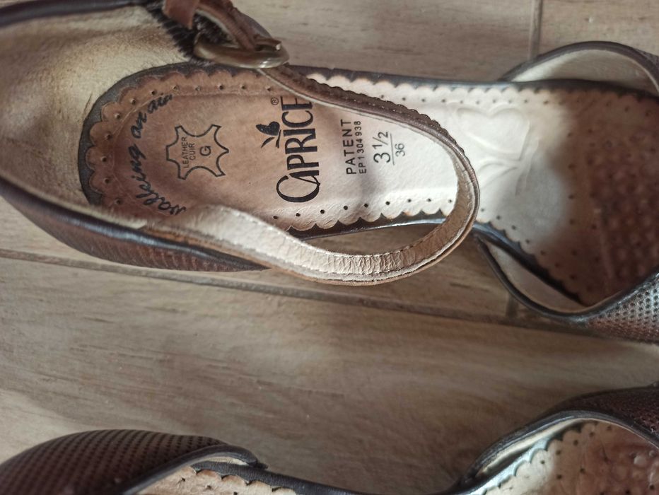 Caprice r.36 skórzane