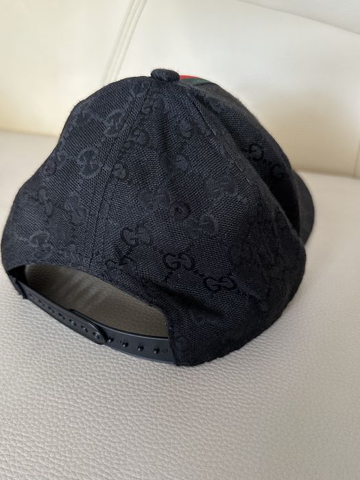Czapka regulowana z daszkiem czarna unisex