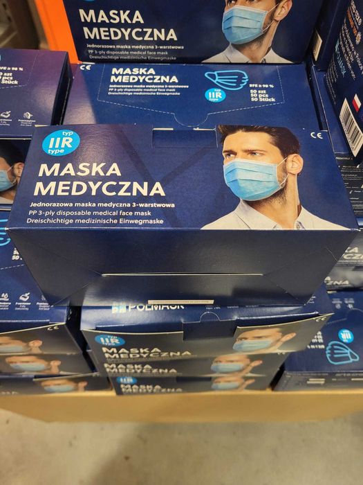 Maseczki jednorazowe z atestem SUPER CENA