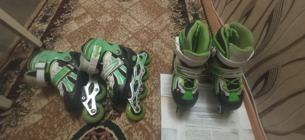 Детские раздвижные роликовые коньки (р.30-34)