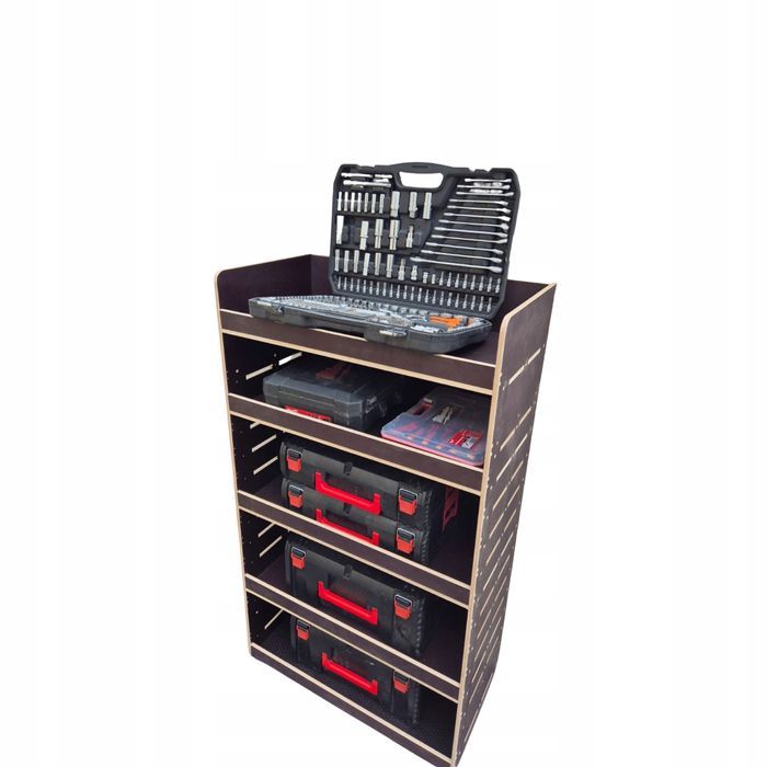 Regały do busa M50 zabudowa warsztatowa busa ze sklejki Radom