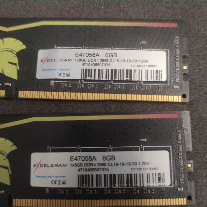 Ddr4 16gb 2 по 8gb