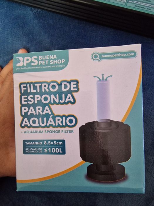 Bomba de filtragem, filtro de esponja e led