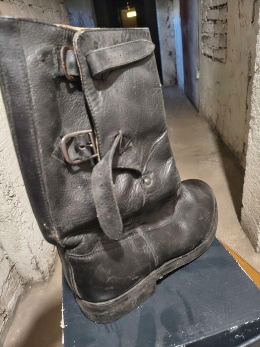 NOWE! Buty motocyklowe PRL (MO / ZOMO) – skóra naturalna