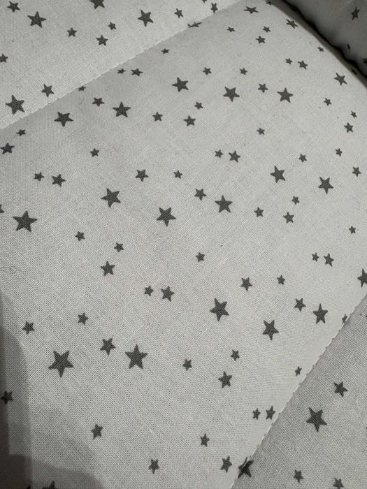 Kokon niemowlęcy Jukki [Twinkle Stars i szary Velvet ]