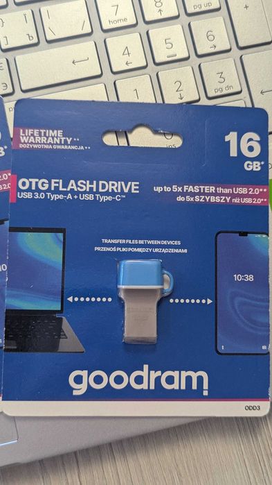 Флешка GOODRAM 16 GB ODD3 Blue (ODD3-0160B0R11)