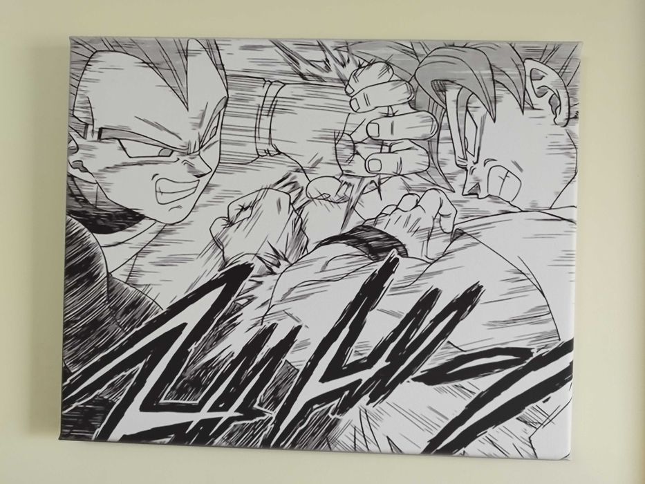 Obraz dragon ball z Kai super na ścianę mix wzorów