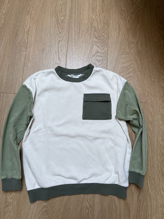 Bluza dresowa 134/140 H&M oversize