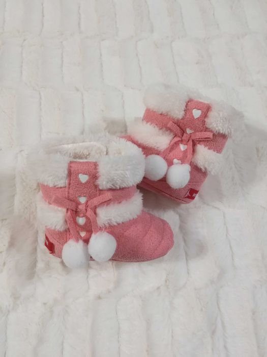 Ciepłe buciki niemowlęce niechodki