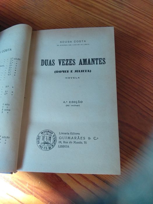 Livros de Sousa Costa