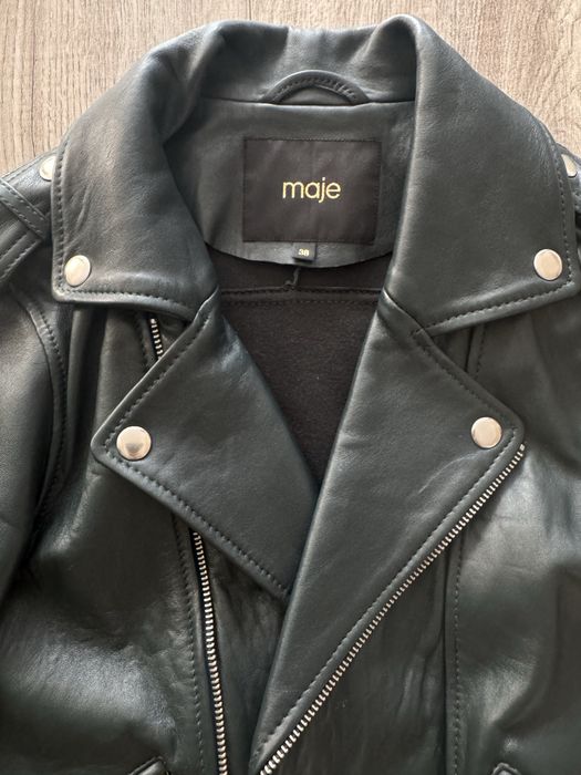 Шкіряна куртка maje 38р