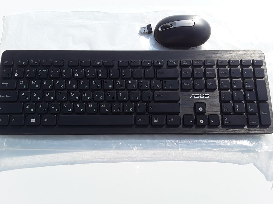 Бездротовий комплект(клавіатура, мишка)Asus wireless keyboardand mouse