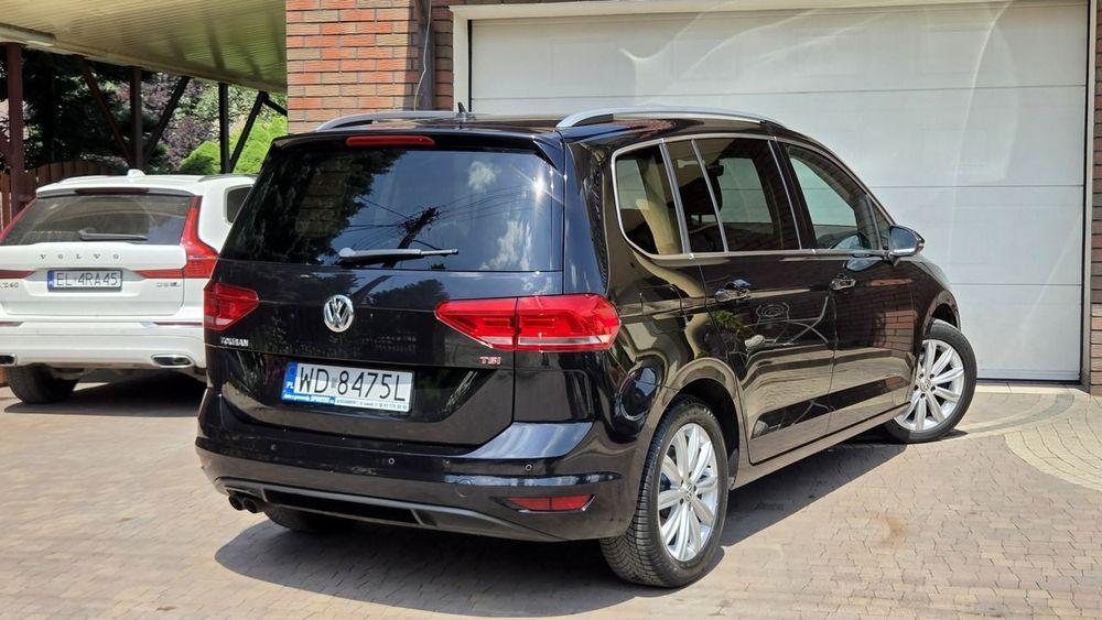 Volkswagen Touran 1.8 TSI 180 KM, DSG, Highline - Bezwypadkowy, Salon PL, F.vat 23%