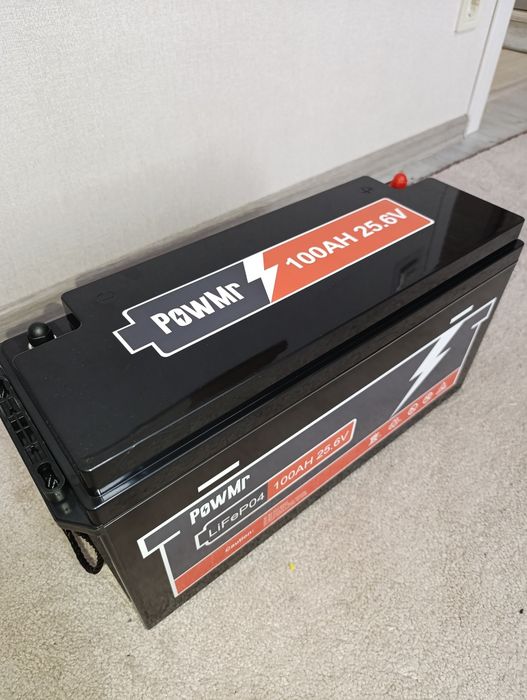 PowMr LiFePO4 25.6V 100Ah 2560Wh акумулятор