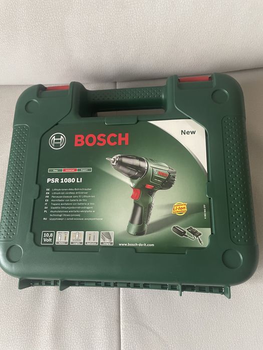 Wkretarka firmy bosch  PSR 1080 LI . Nowa.