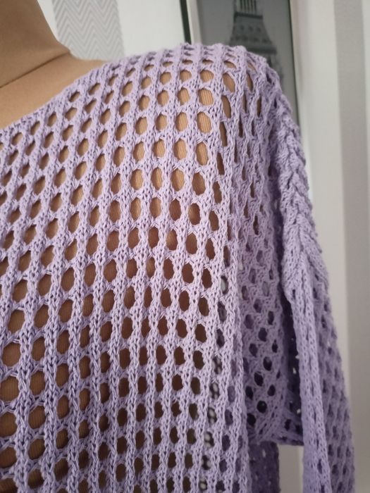 bluzka narzutka ażurowa NOWA z metką wloska oversize