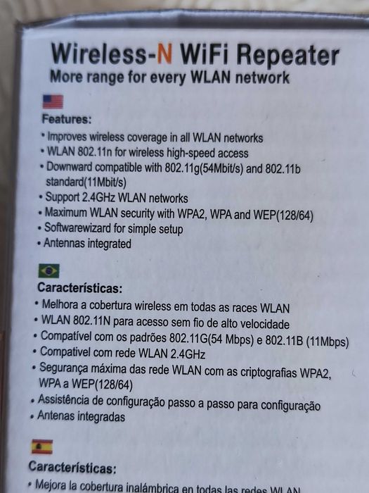 Repetidor wireless N NOVO