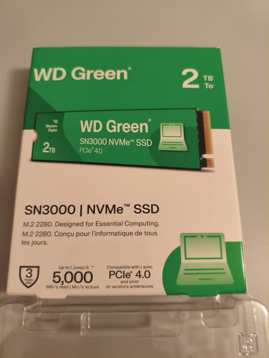 Nvme 2TB WD Green M2 SSD 99%