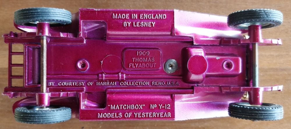 Matchbox Carrinho 1909 Thomas Flyabout