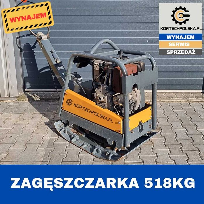 Wynajem Zagęszczarka ubijak 160kg 300kg 500kg ubijarka gruntu od ręki