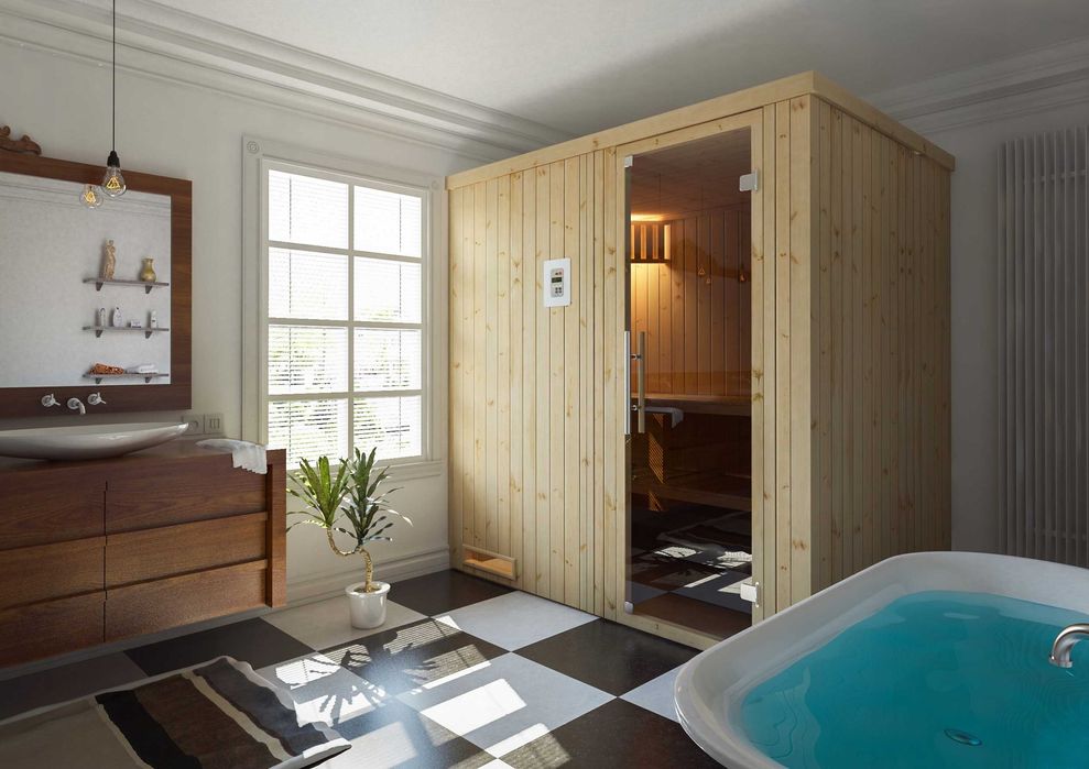 Sauna Fińska Wewnętrzna 7 osobowa 2525W0