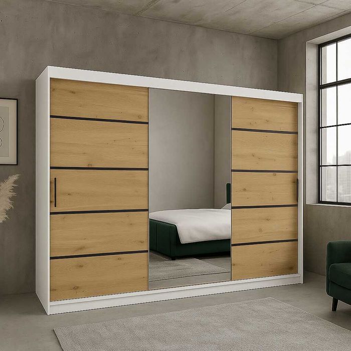 Szafa RIO 180 CM Dąb artisan! PROMOCJA! Szybki czas realizacji !